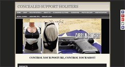 Desktop Screenshot of concealedsupport.com