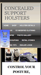 Mobile Screenshot of concealedsupport.com